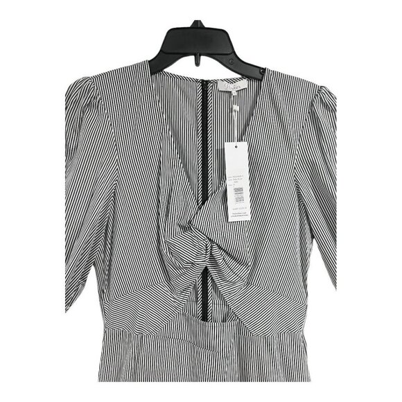 Parker Marzia Striped Cutout Midi Dress - Picture 7 of 7